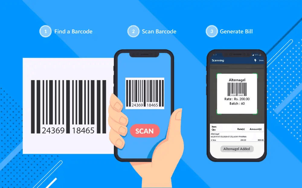 Output Books Mobile Barcode Billing