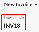 Invoice Latest No