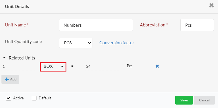 Output Books - Create Primary Unit