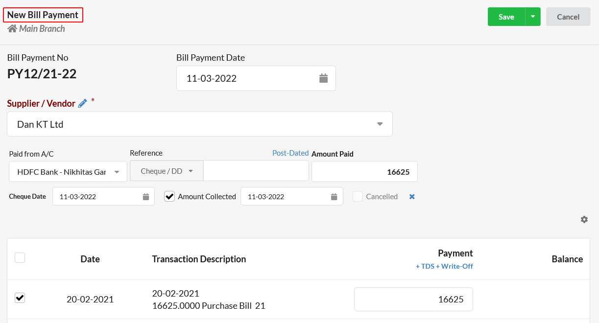 Post Dated Check - Meaning, Rules, Sample, Example