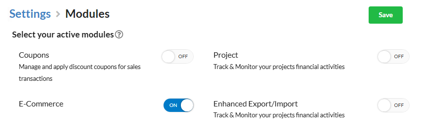 Output Books Ecommerce Module