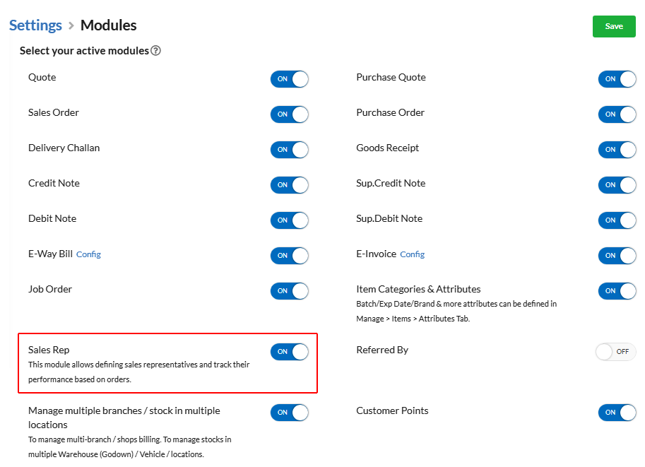 Output Books - Sales Rep Tracking