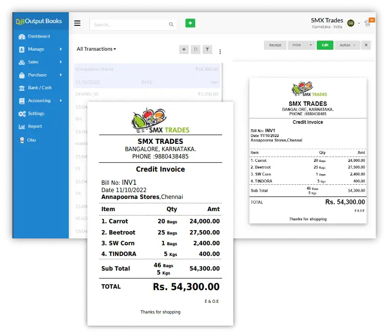 Mandi Business Billing Software