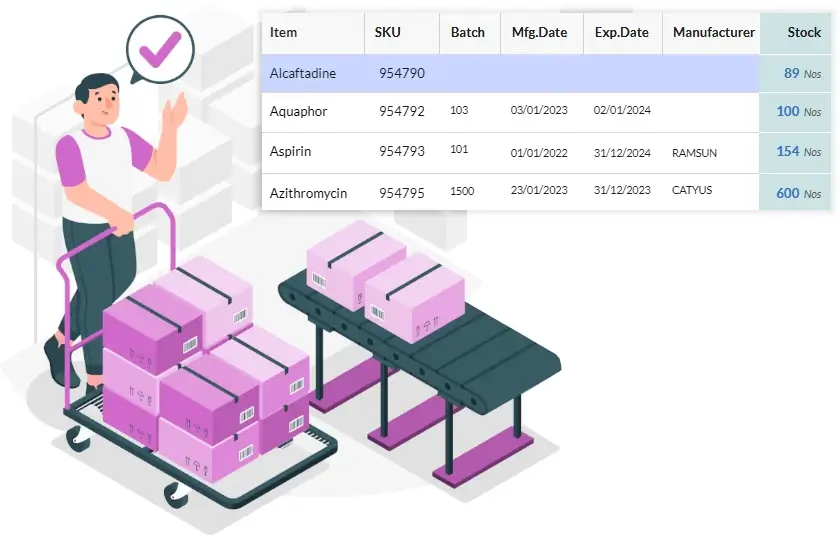 Medicine Inventory and Stock Management - pharma billing software